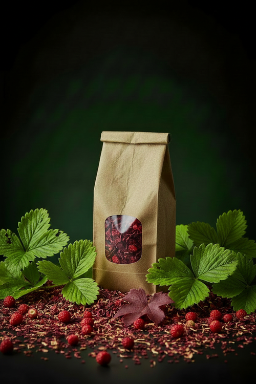 Photo publicitaire vigne rouge & fraisier - nouvelle base